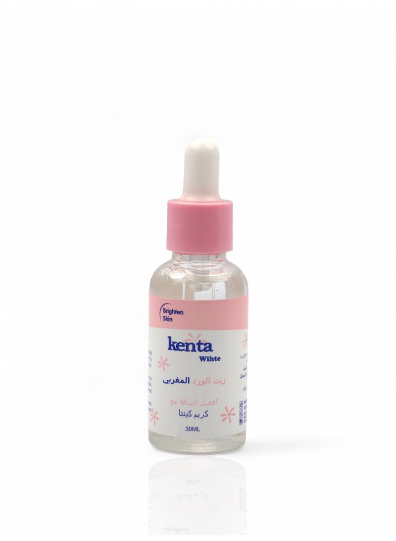 Kenta white Moroccan Rose Oil 30ml - Image 4